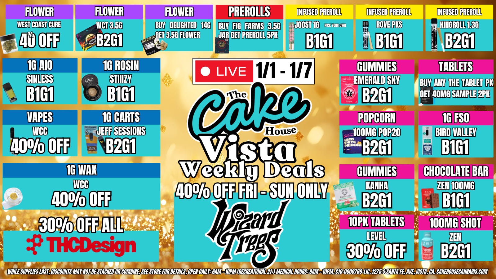 The Cake House - Vista TCH Vista Deals!