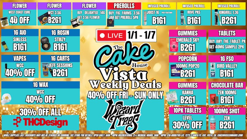 The Cake House - Vista TCH Vista Deals!