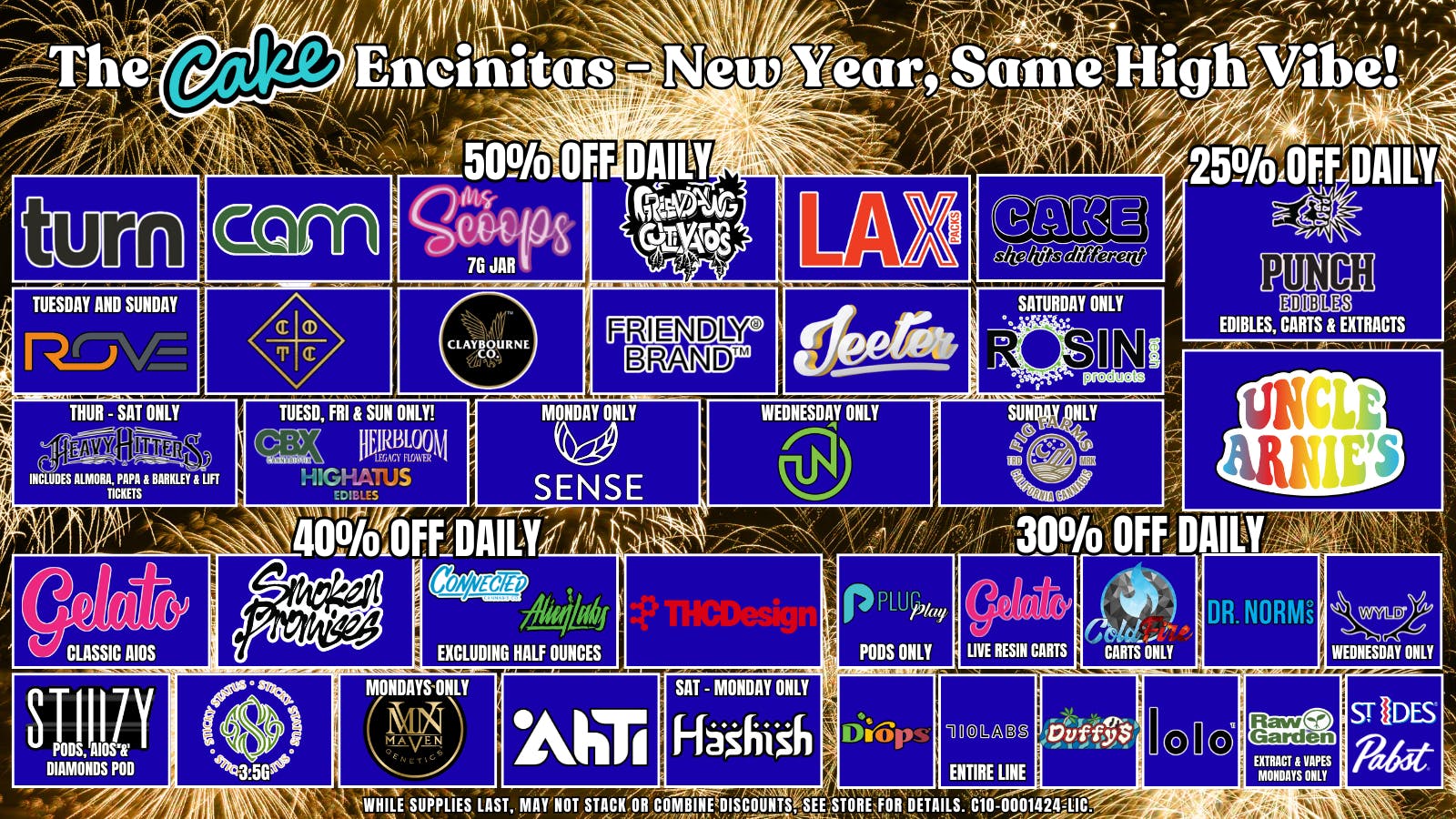 The Cake House - Carlsbad TCH Encinitas January Deals!