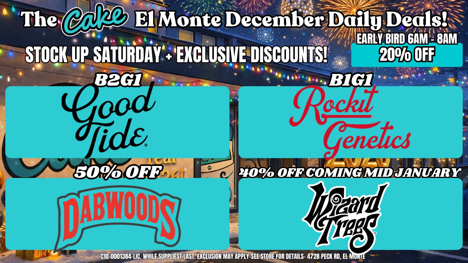 The Cake House - El Monte *NOW OPEN* TCH El Monte Saturday Deals!