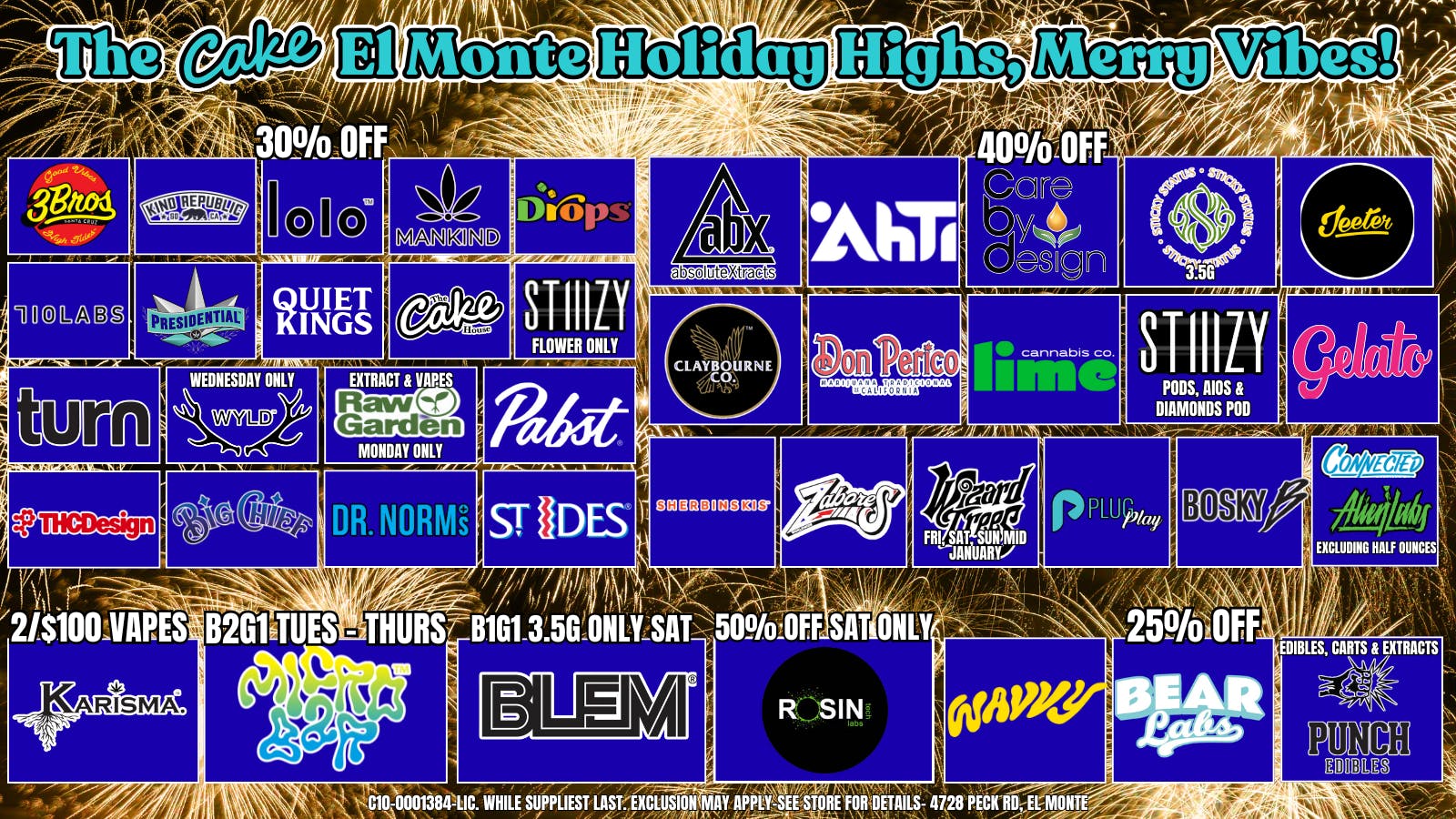 The Cake House - El Monte *NOW OPEN* TCH El Monte January Deals!