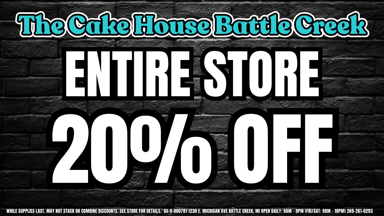 The Cake House - Battle Creek TCH Battle Creek Returning Customers Deal!