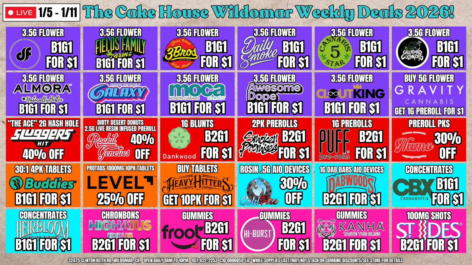 The Cake House - Wildomar TCH Wildomar Deals + 30% off 1st time customers!