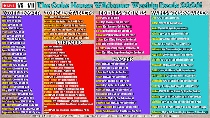 The Cake House - Wildomar More Wildo Deals!