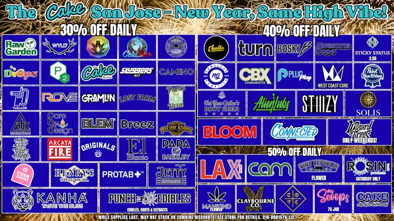 The Cake House - Santa Clara Delivery San Jose January Monthly Deals!