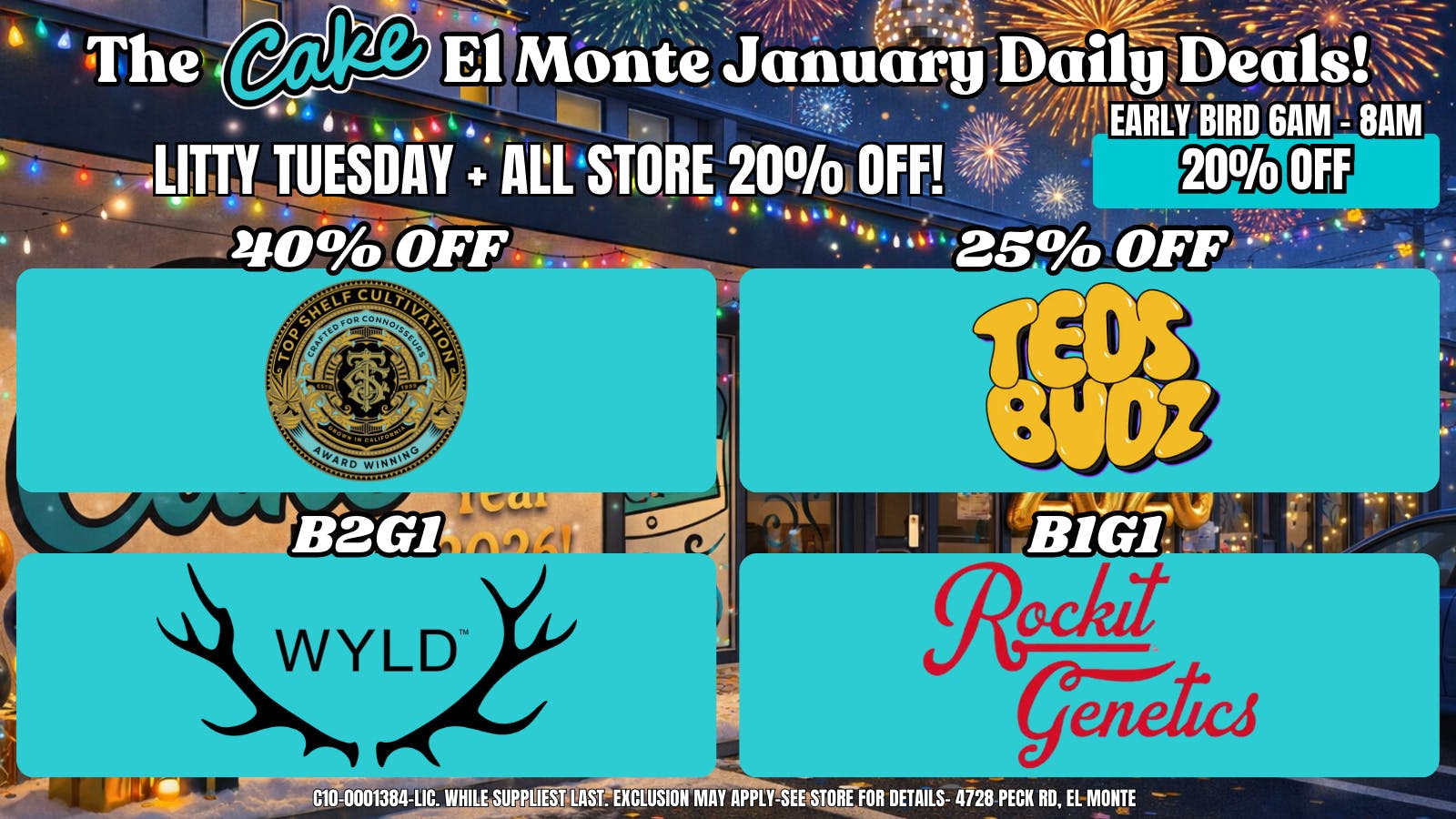 The Cake House - El Monte *NOW OPEN* TCH El Monte Tuesday Deal!