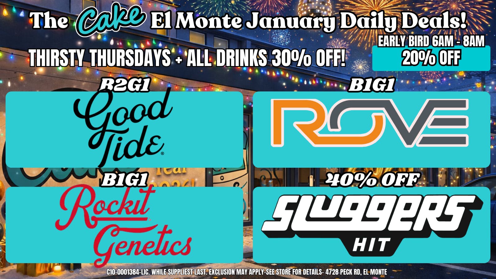 The Cake House - El Monte *NOW OPEN* TCH El Monte Thursday Deal!