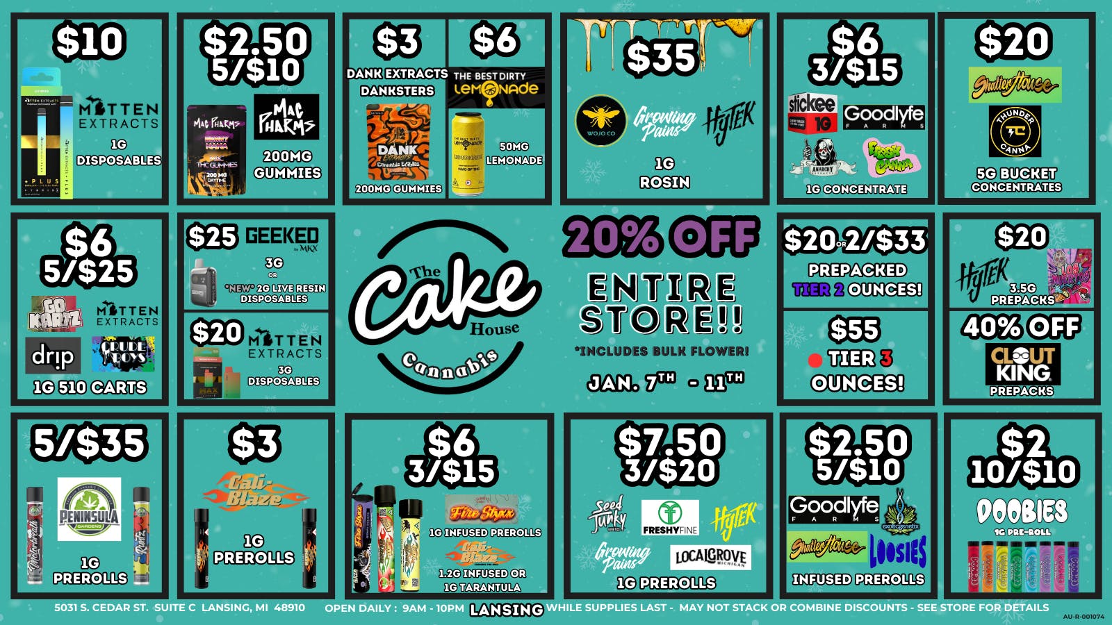 The Cake House - Lansing TCH Lansing Weekly Deals!