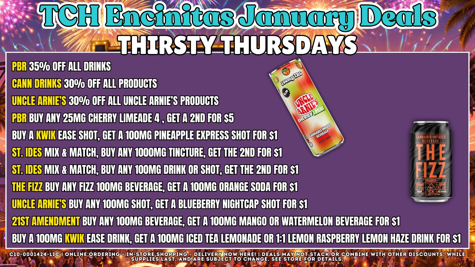 The Cake House - Encinitas Thirsty Thursdays + 40% OFF FTP!