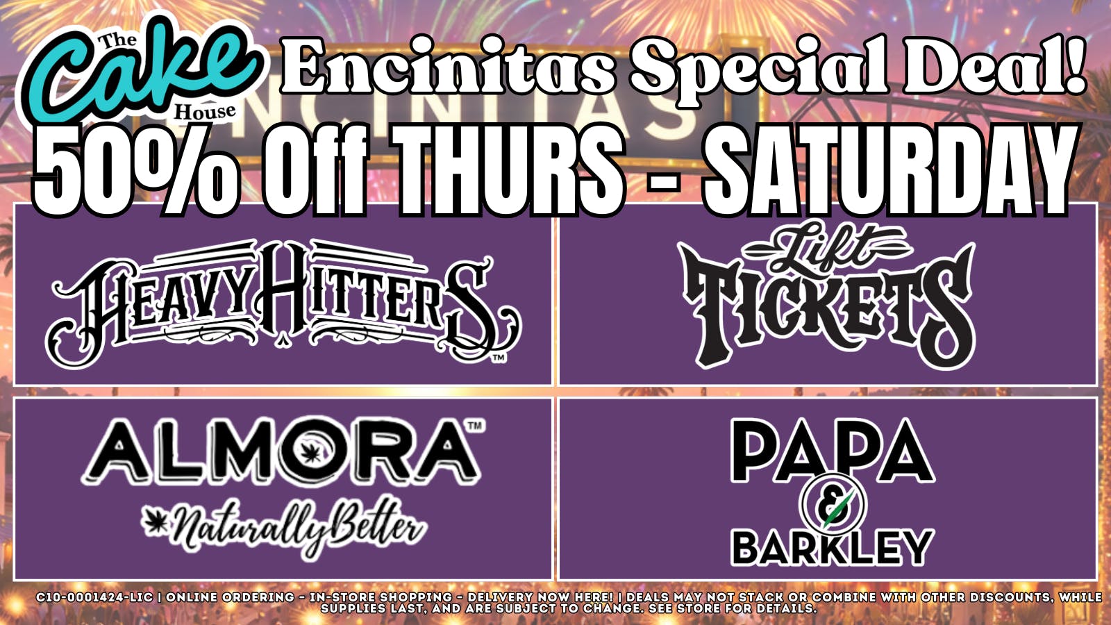 The Cake House - Encinitas TCH Encinitas Special Deal!