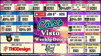 The Cake House - Vista TCH Vista Weekly Deals!
