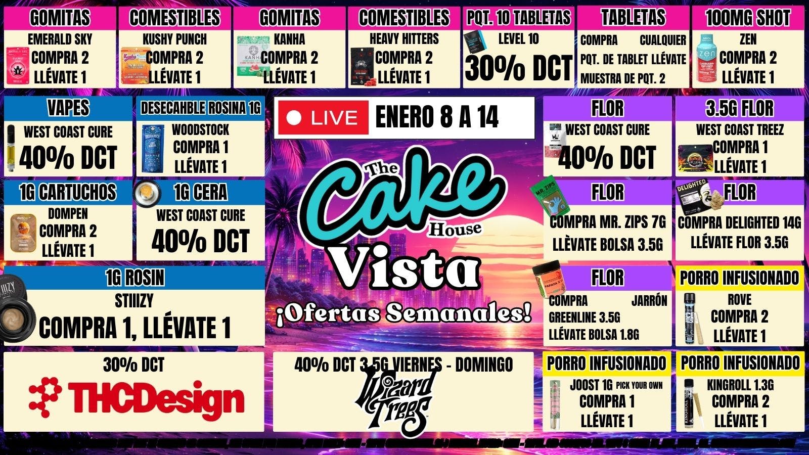 The Cake House - Vista ¡Ofertas semanales TCH Vista!