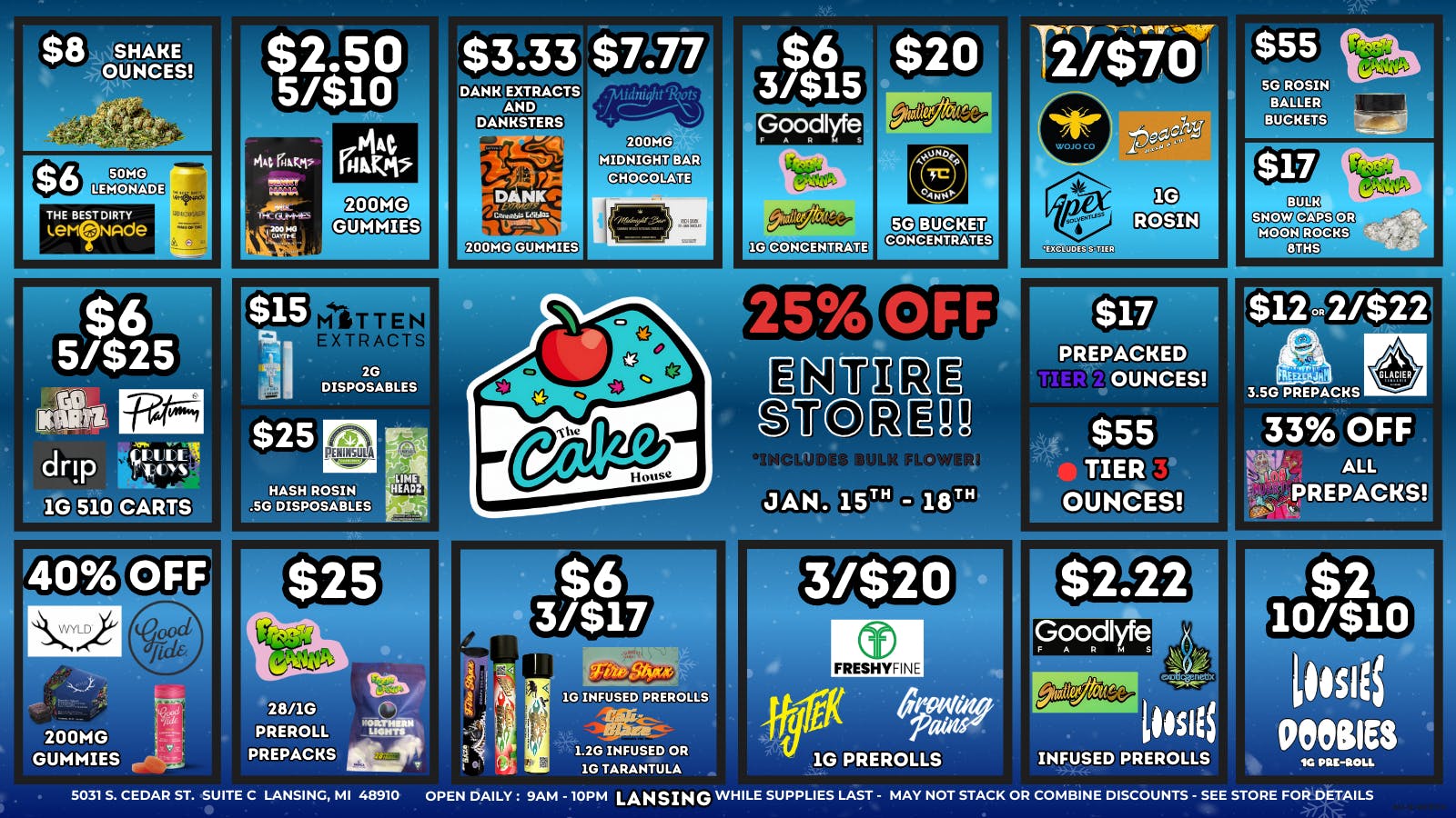 The Cake House - Lansing TCH Lansing Weekly Deals!