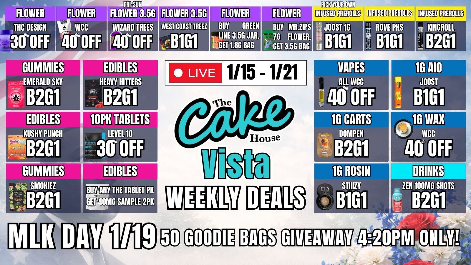 The Cake House - Vista TCH Vista Deals!
