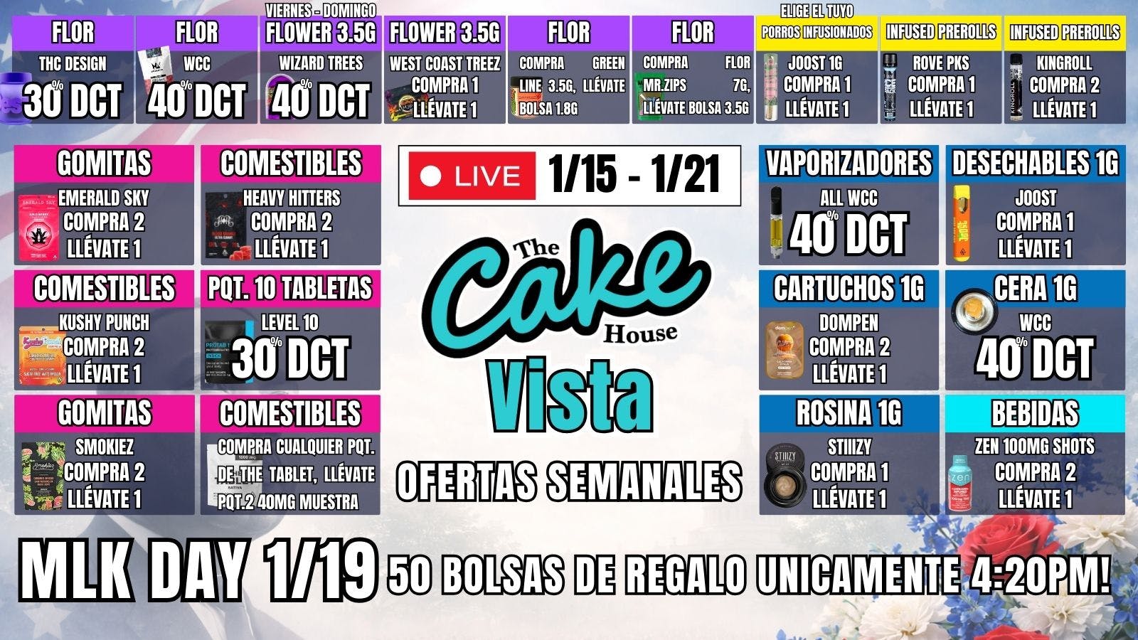 The Cake House - Vista ¡Ofertas semanales TCH Vista!
