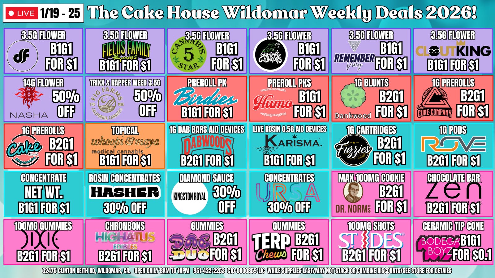 The Cake House - Wildomar TCH Wildomar Deals + 30% off 1st time customers!