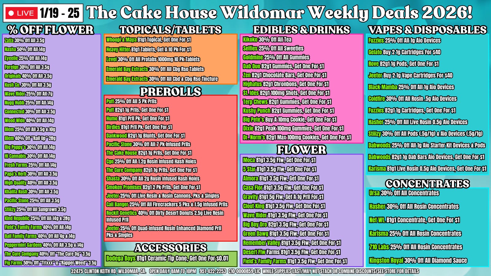 The Cake House - Wildomar More Wildo Deals!