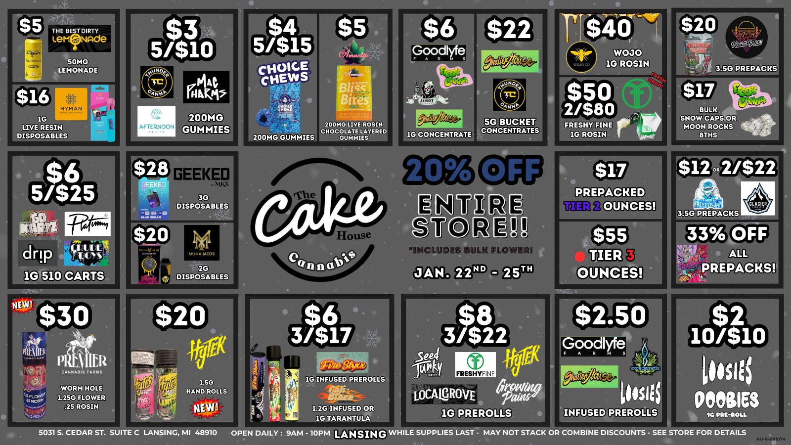 The Cake House - Lansing TCH Lansing Weekly Deals!