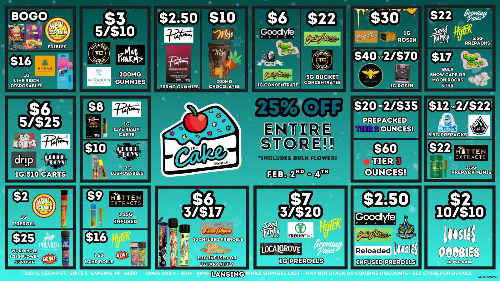 The Cake House - Lansing TCH Lansing Weekly Deals!