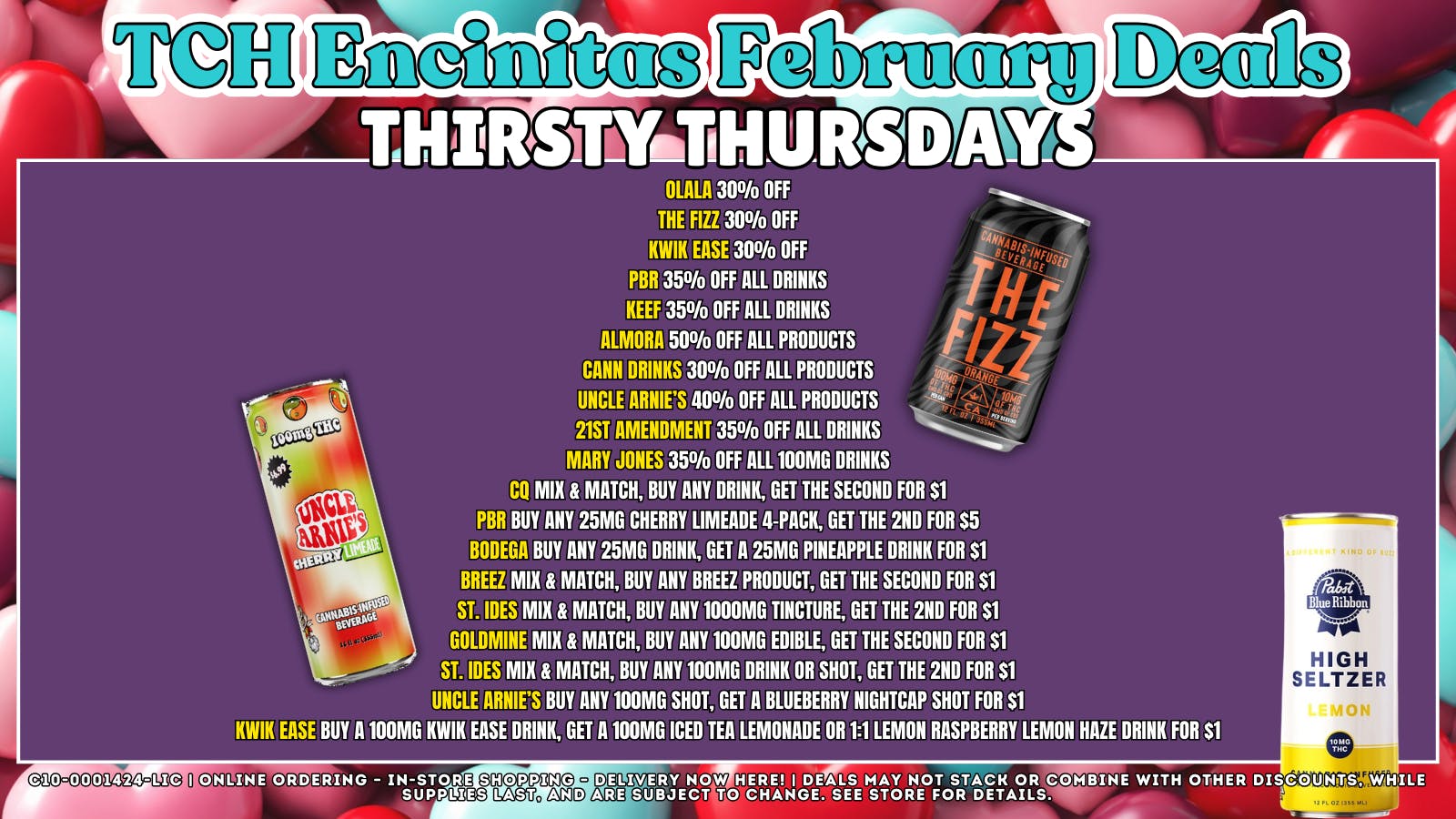 The Cake House - Encinitas Thirsty Thursdays + 40% OFF FTP!