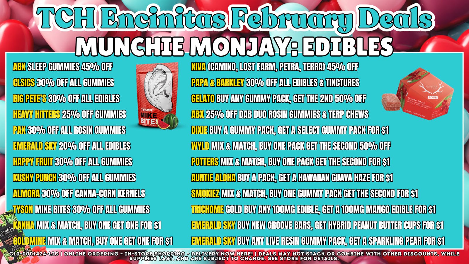 The Cake House - Encinitas MUNCHIE MONJAY: EDIBLES + 40% OFF FTP!