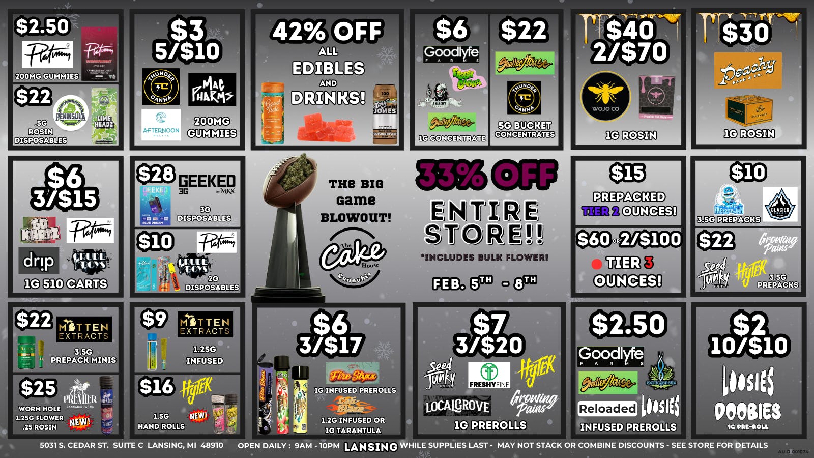 The Cake House - Lansing TCH Lansing Weekend Deals!