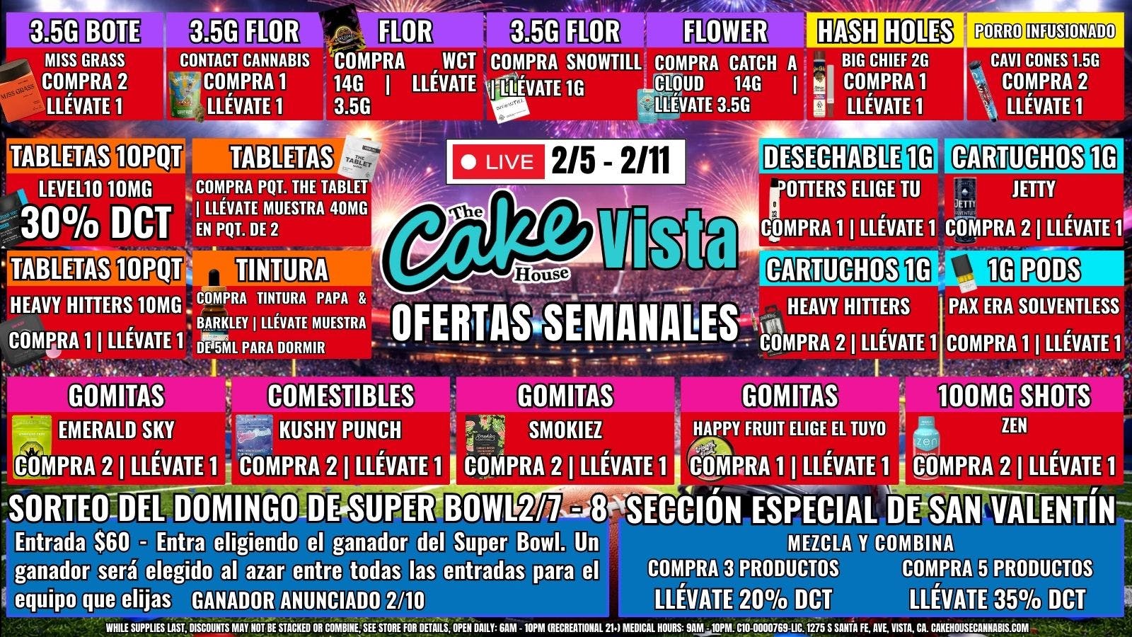 The Cake House - Vista ¡Ofertas semanales TCH Vista!