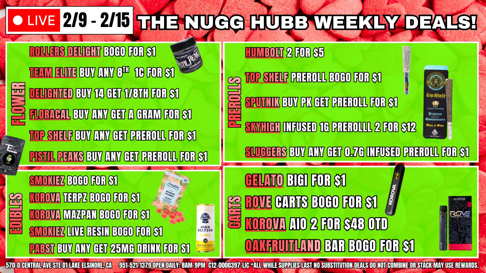 The Nugg Hubb The Nugg Hubb Weekly Deals!