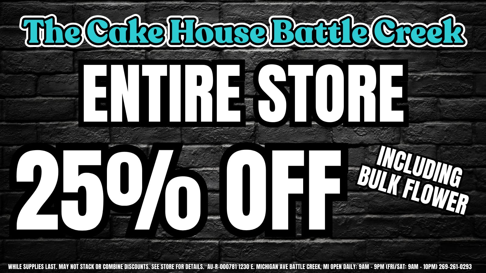 The Cake House - Battle Creek TCH BC Weekly Discount!