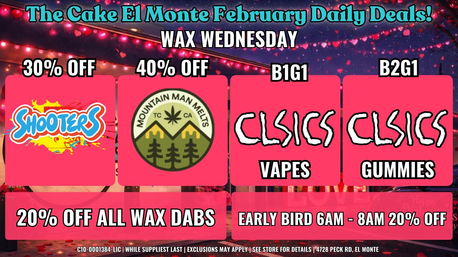 The Cake House - El Monte *NOW OPEN* TCH El Monte Wednesday Deal!
