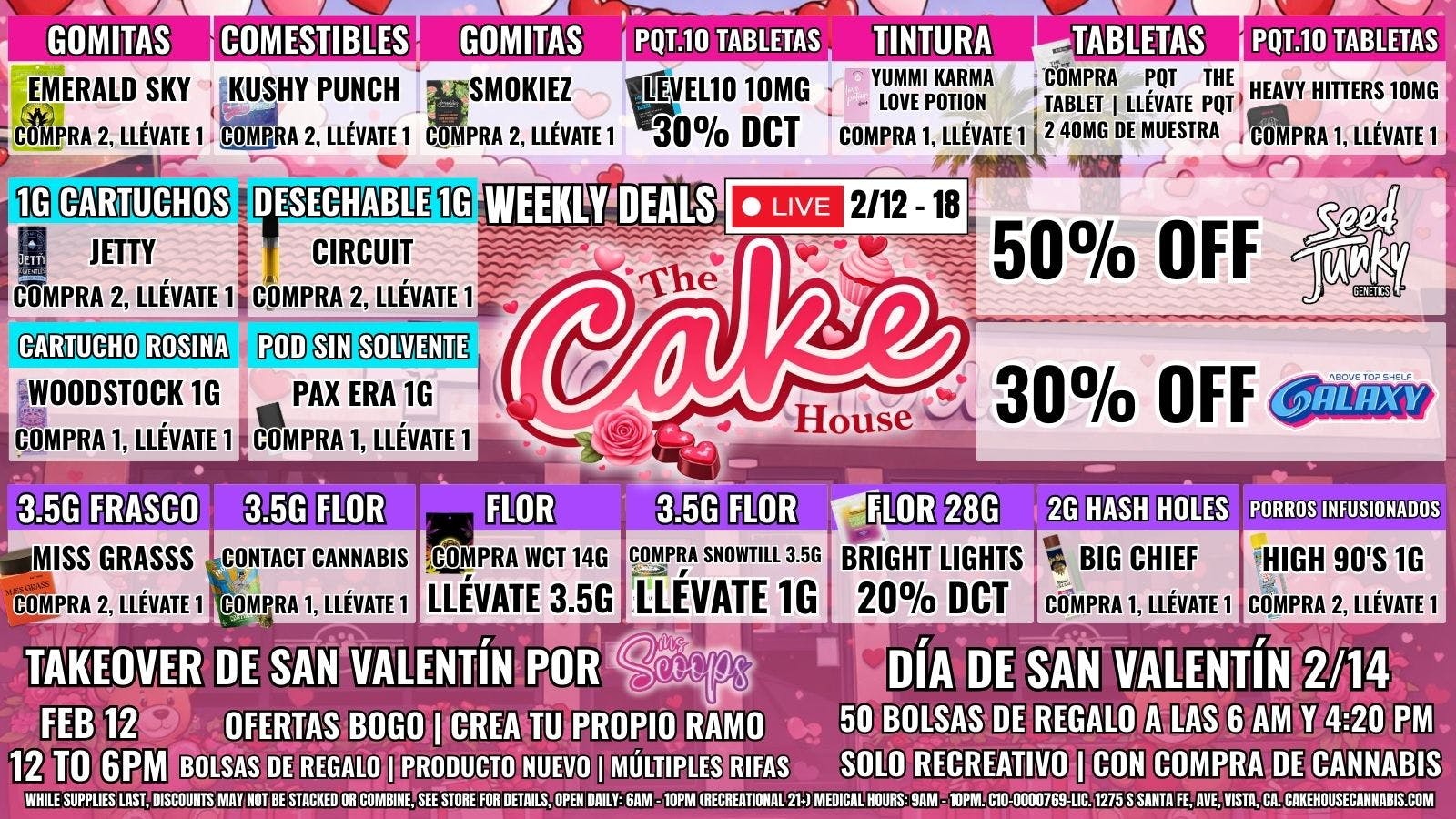 The Cake House - Vista ¡Ofertas semanales TCH Vista!