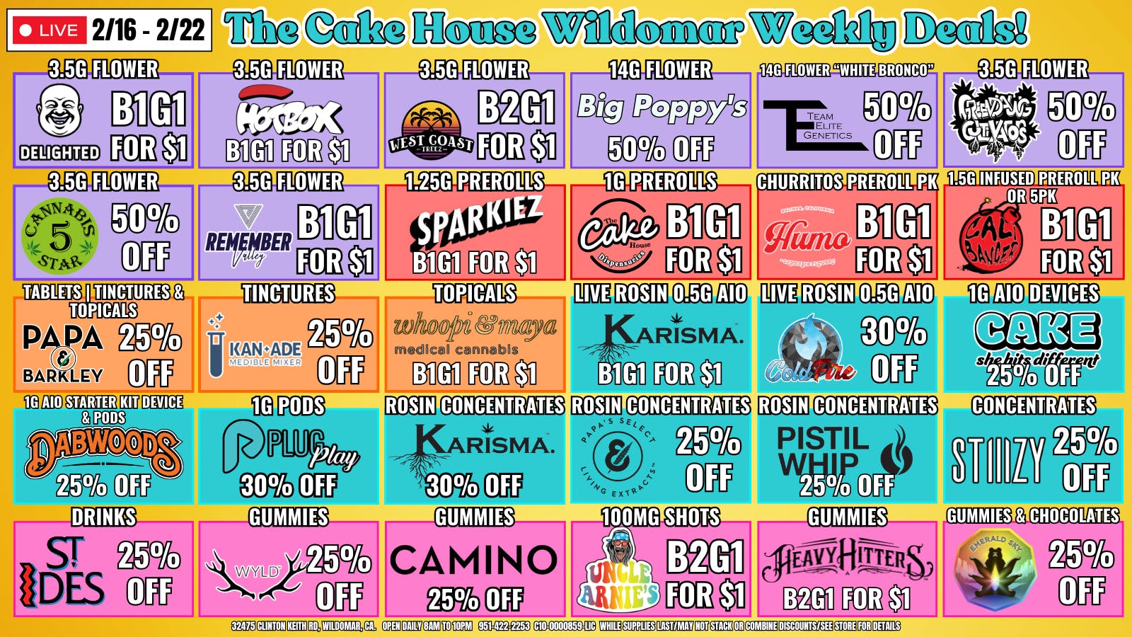 The Cake House - Wildomar TCH Wildomar Deals + 30% off 1st time customers!