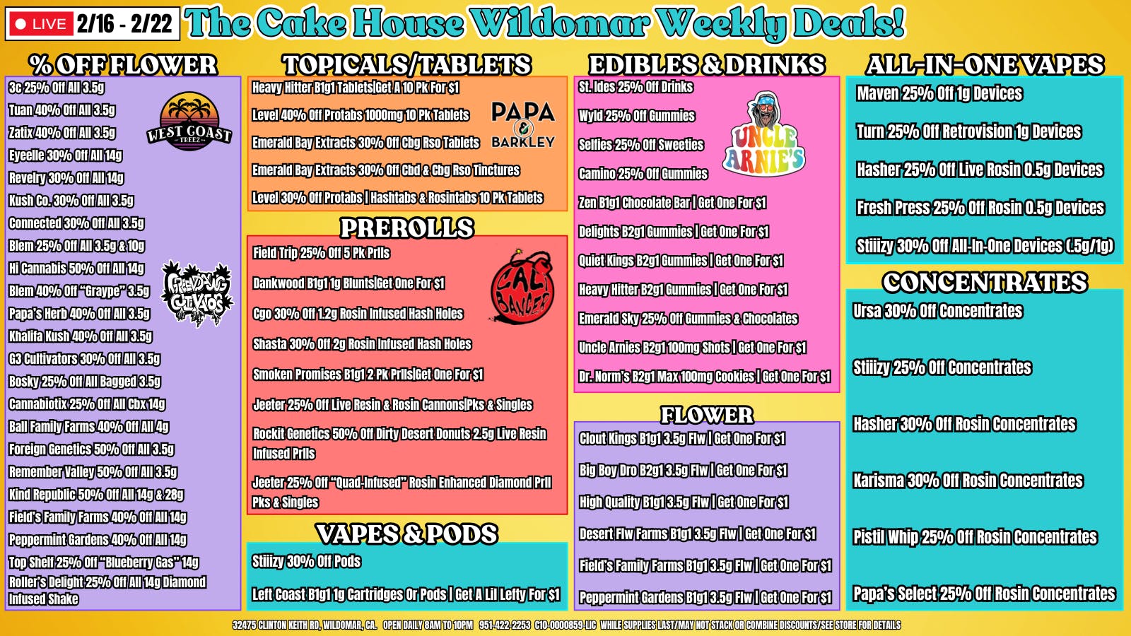 The Cake House - Wildomar More Wildo Deals!
