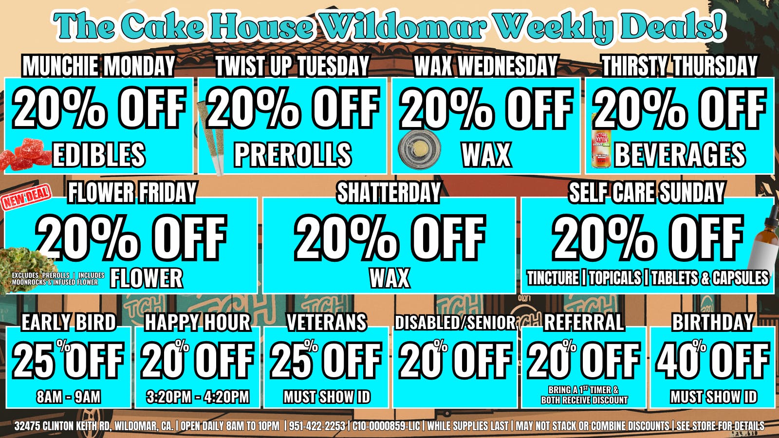 The Cake House - Wildomar TCH Wildomar Weekly Deals!