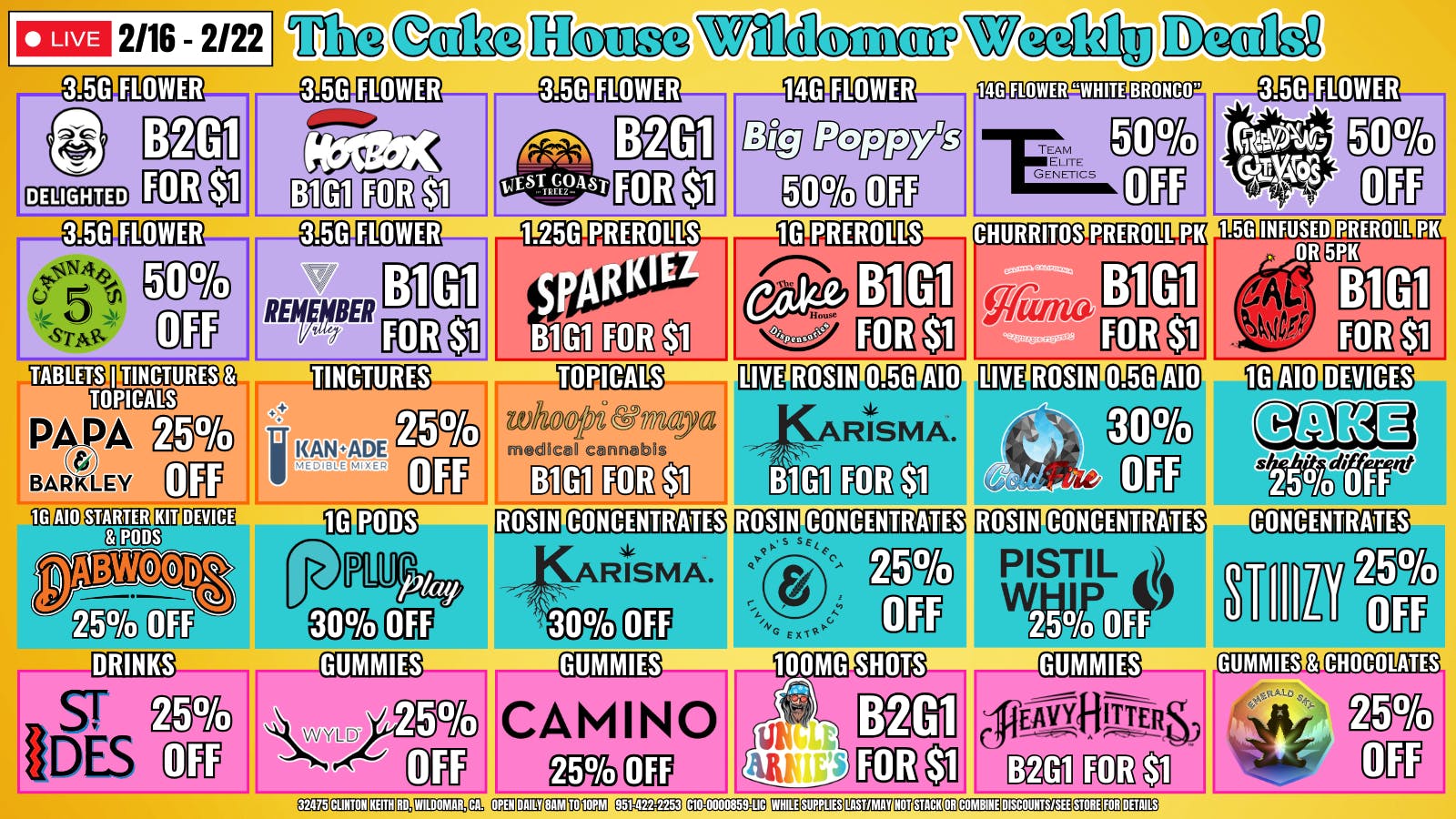 The Cake House - Wildomar TCH Wildomar Deals + 30% off 1st time customers!