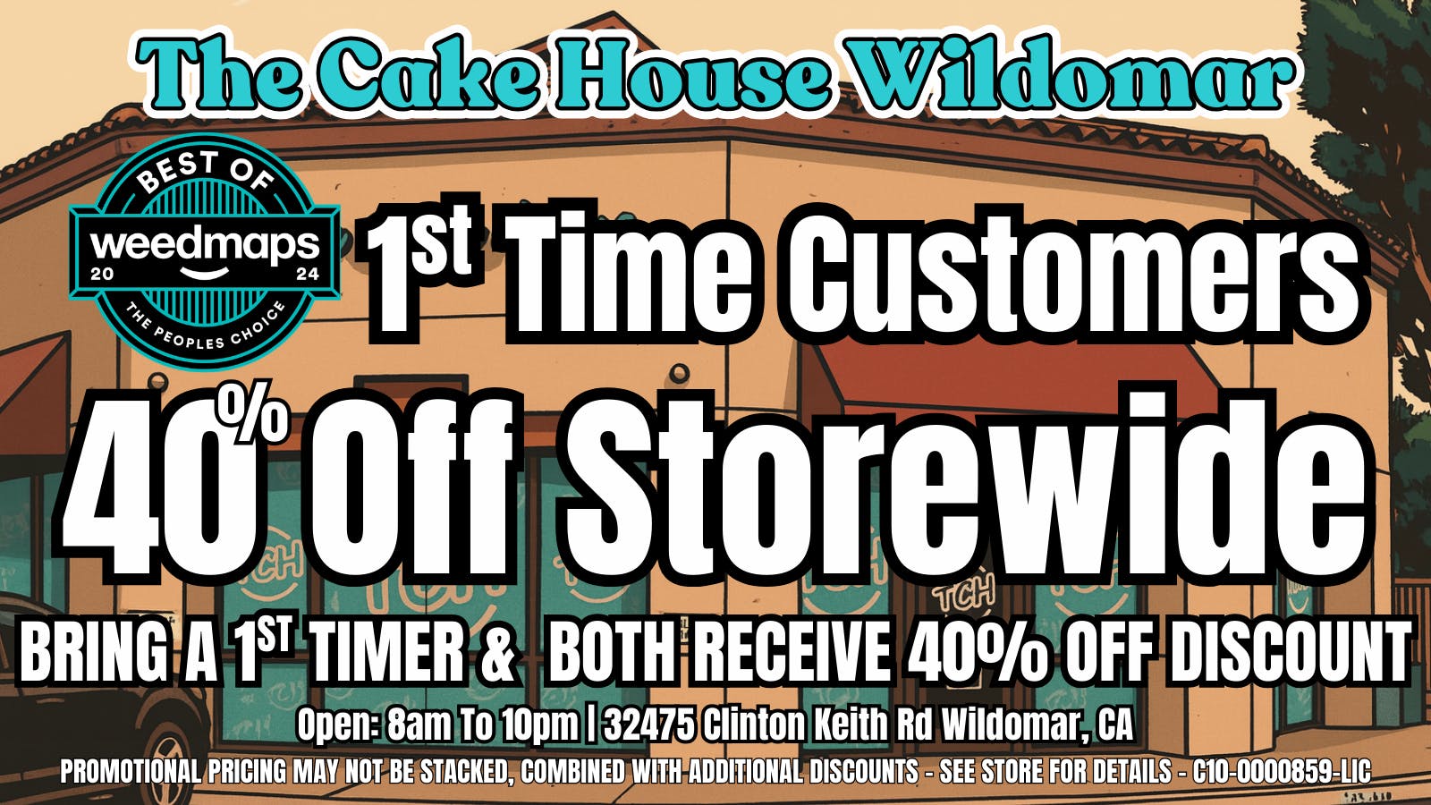 The Cake House - Wildomar TCH Wildomar 40% off 1st time customers!
