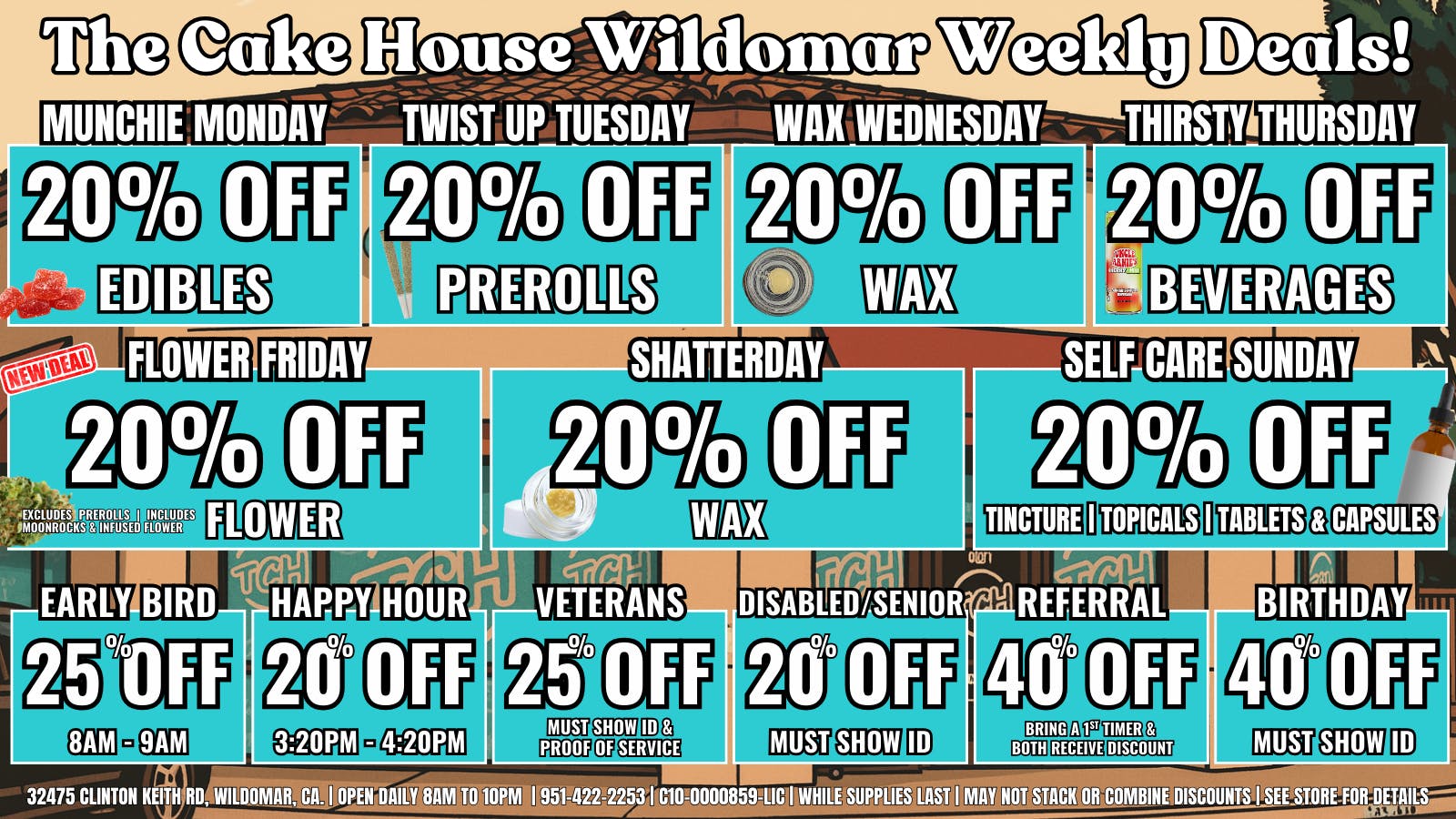 The Cake House - Wildomar TCH Wildomar Weekly Deals!