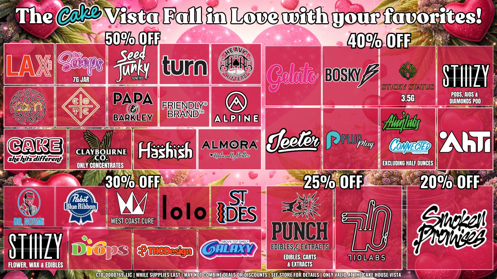 The Cake House - Vista February Deals: Fall in love with your favorites!