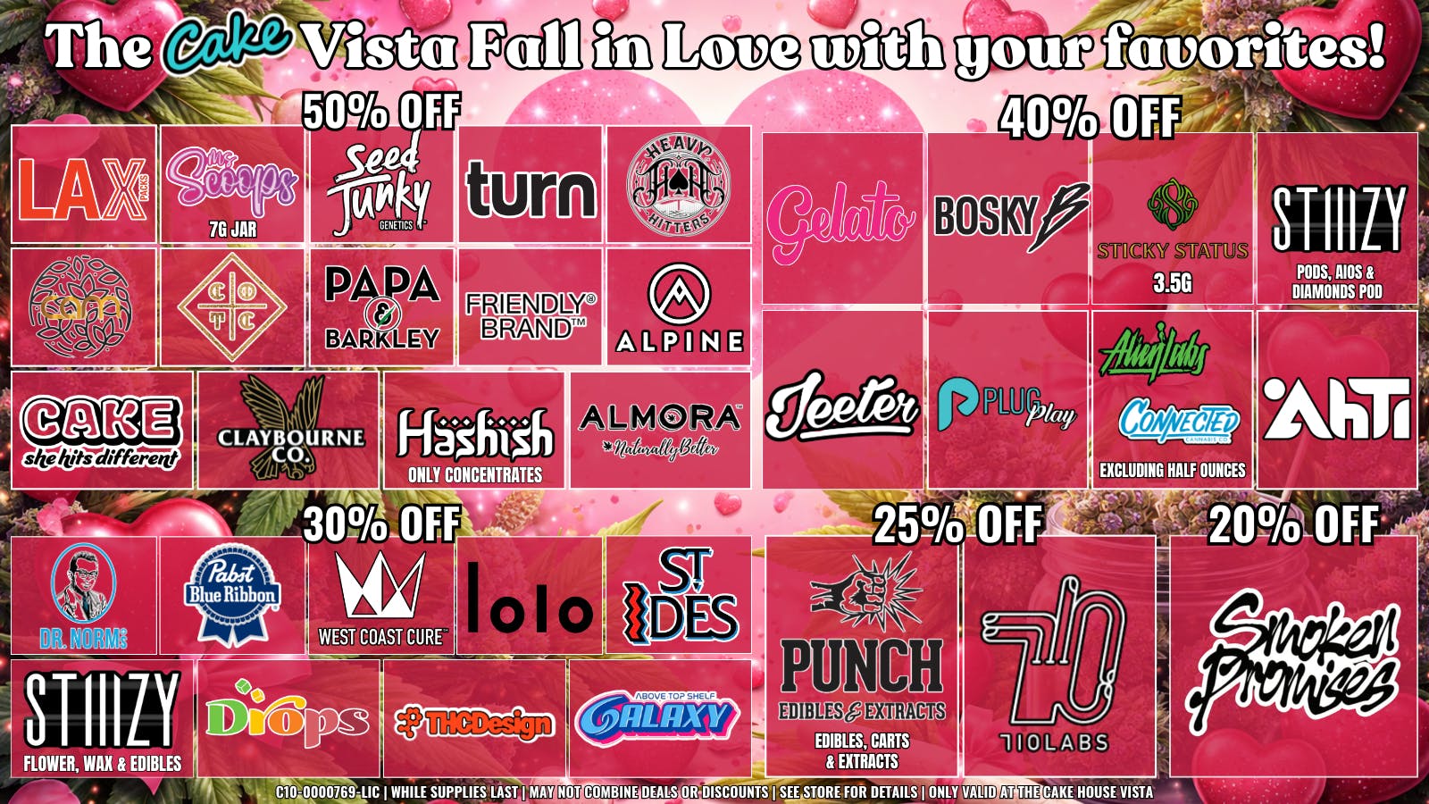 The Cake House - Vista February Deals: Fall in love with your favorites!