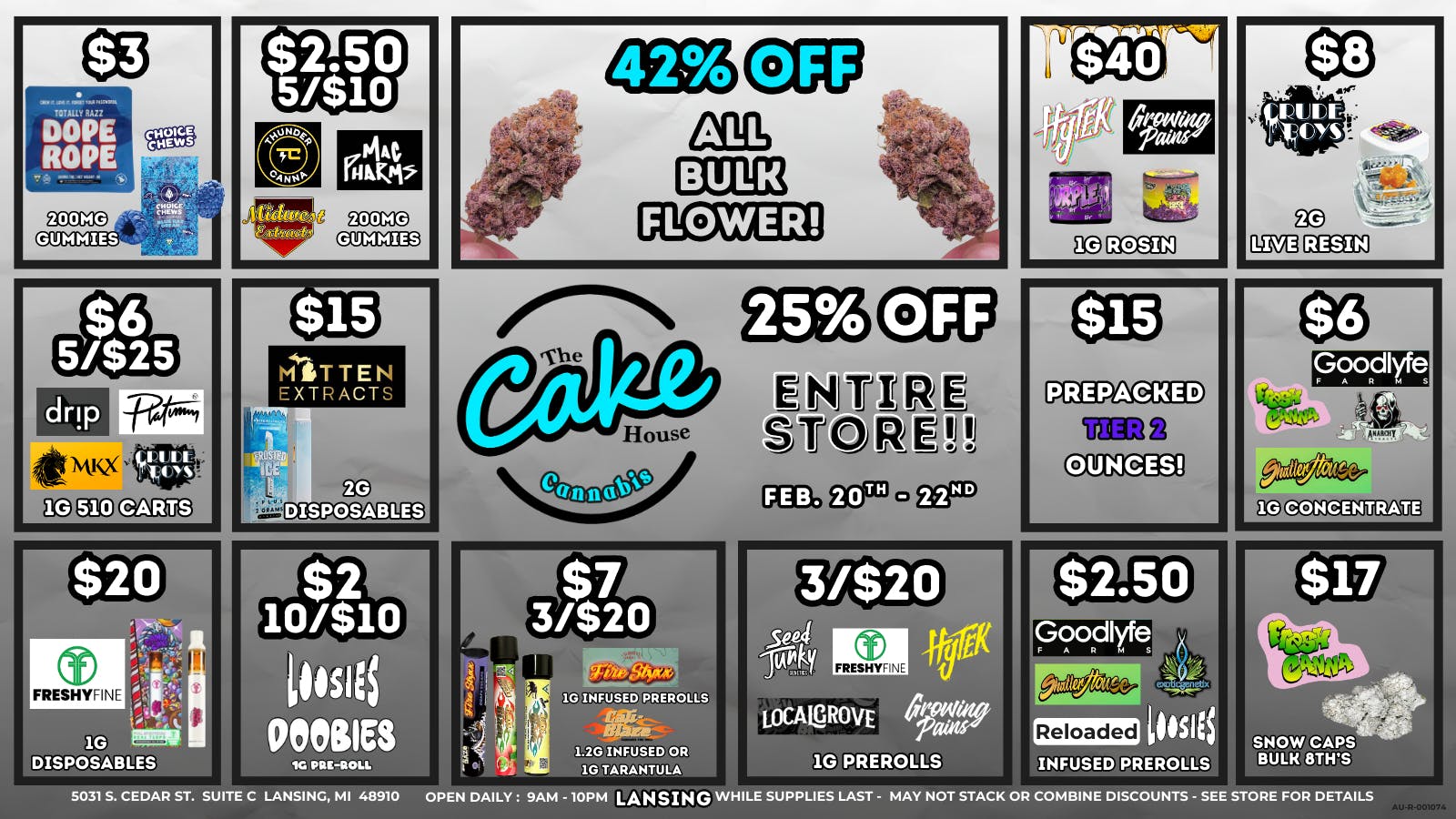 The Cake House - Lansing TCH Lansing Weekly Deals!