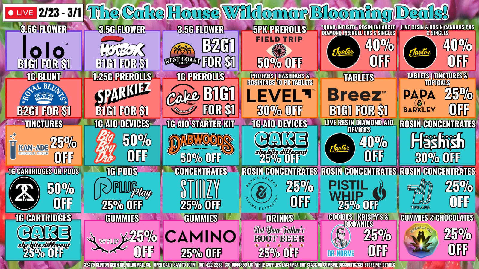 The Cake House - Wildomar TCH Wildomar TOP 30 DEALS!