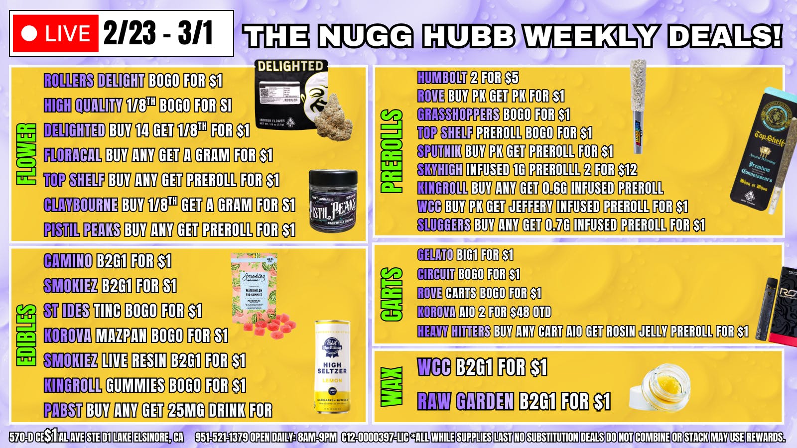 The Nugg Hubb The Nugg Hubb Weekly Deals!
