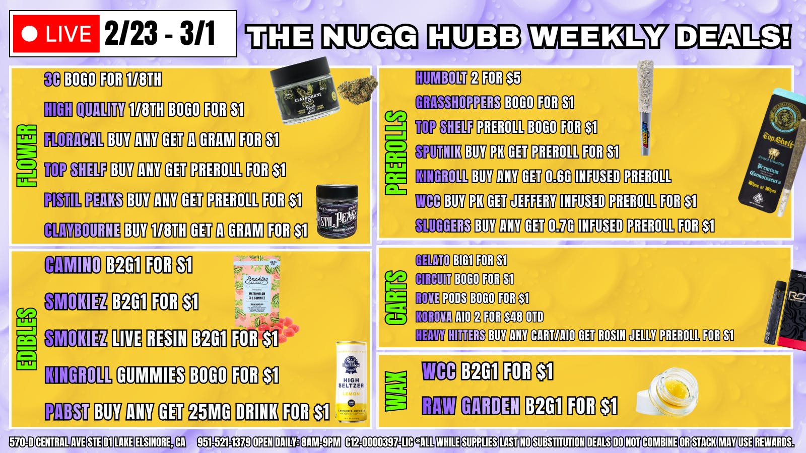 The Nugg Hubb The Nugg Hubb Weekly Deals!