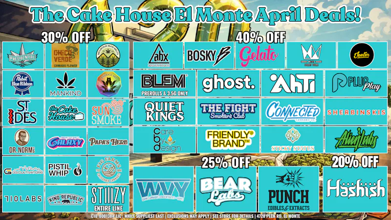 The Cake House - El Monte *NOW OPEN* TCH El Monte April Specials!