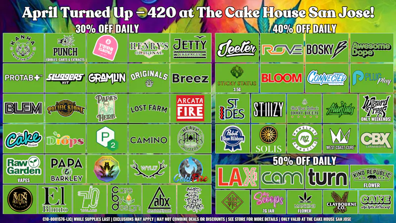 The Cake House - Campbell Delivery TCH San Jose April Deals!