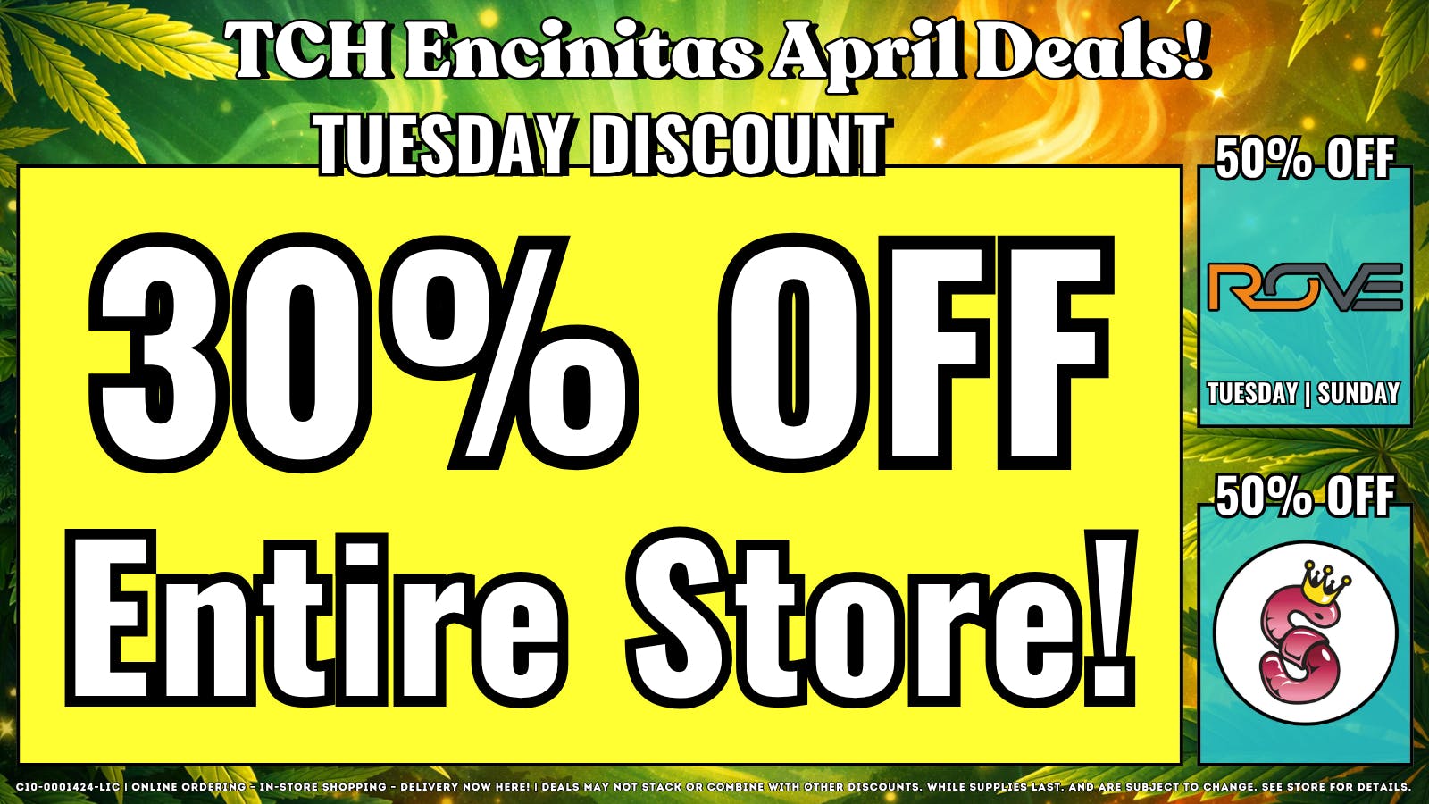 The Cake House - Encinitas THIRTY TUESDAYS + 40% OFF FTP!