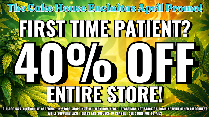 The Cake House - Encinitas TCH 40% off 1st time customers deal!