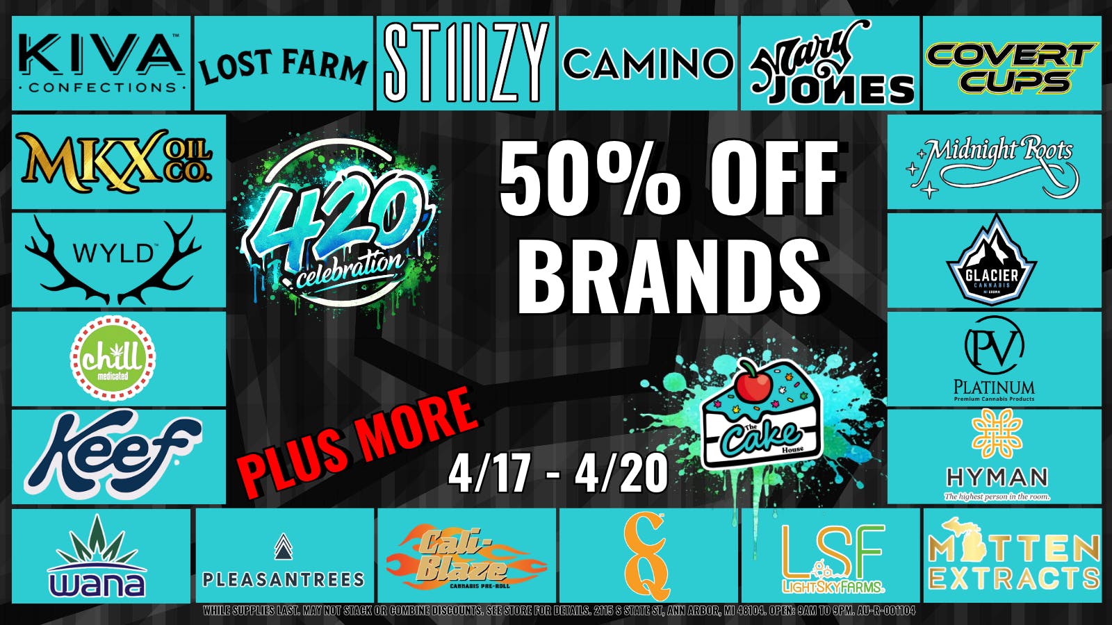 The Cake House - Ann Arbor TCH Ann Arbor 50% off brands!