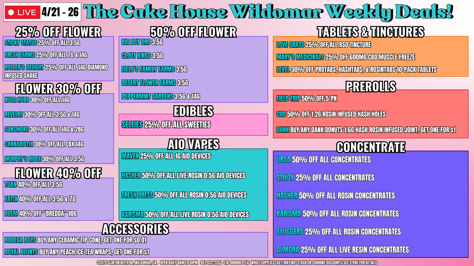 The Cake House - Wildomar More Wildo Deals!