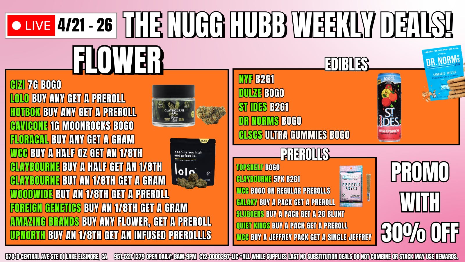 The Nugg Hubb The Nugg Hubb Weekly Deals!